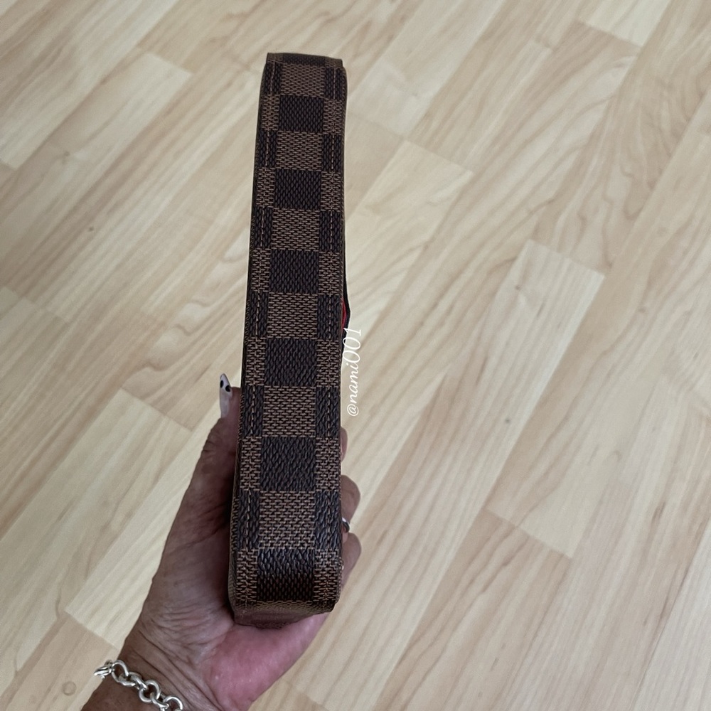 LV Louis Vuitton Felicie Pochette Damier Ebene - Picture 13 of 15